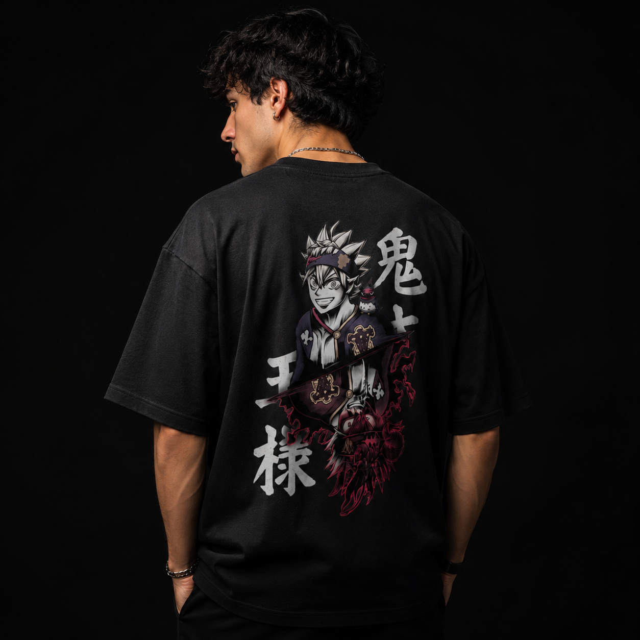 Black Clover Asta Oversized Standard T-Shirt