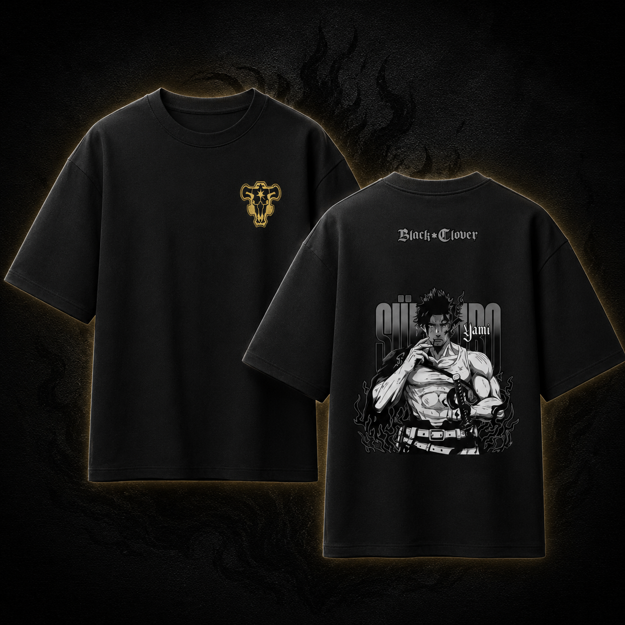 Black clover Yami Oversized Standard T-Shirt
