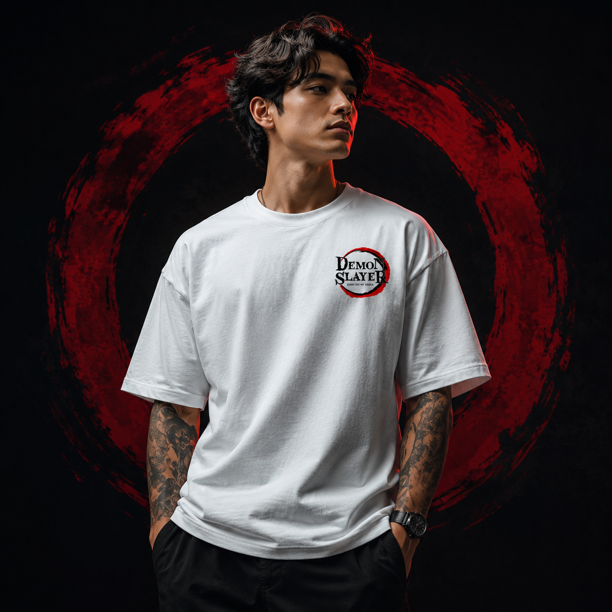 Demon Slayer Tanjiro Oversized Standard T-Shirt