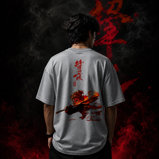 Demon Slayer Rengoku Oversized Standard T-Shirt