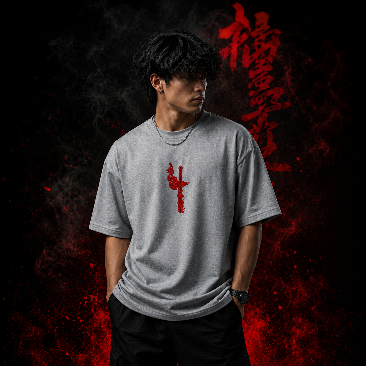 Demon Slayer Rengoku Oversized Standard T-Shirt