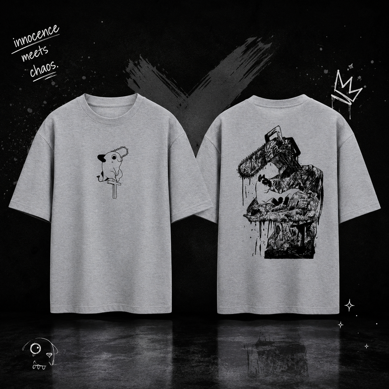 Chainsaw Man Oversized Standard T-Shirt