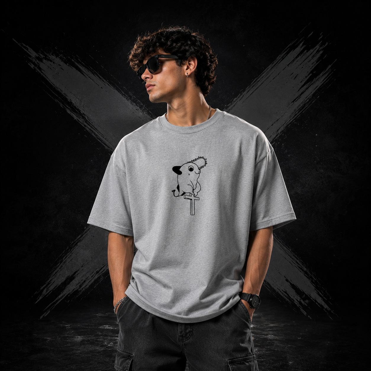 Chainsaw Man Oversized Standard T-Shirt