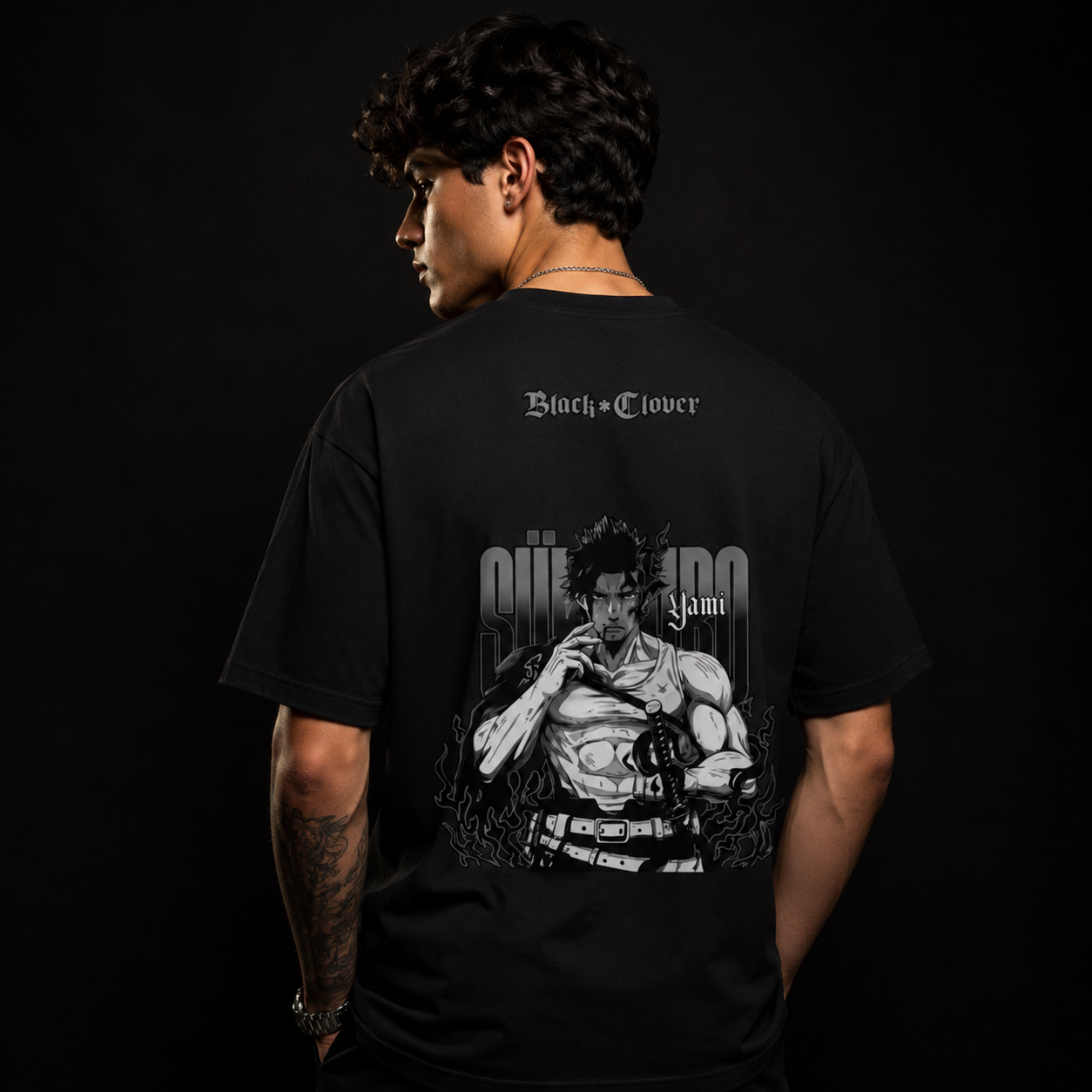Black clover Yami Oversized Standard T-Shirt