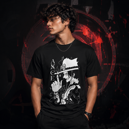 One Piece Fire Fist Ace Oversized Tee