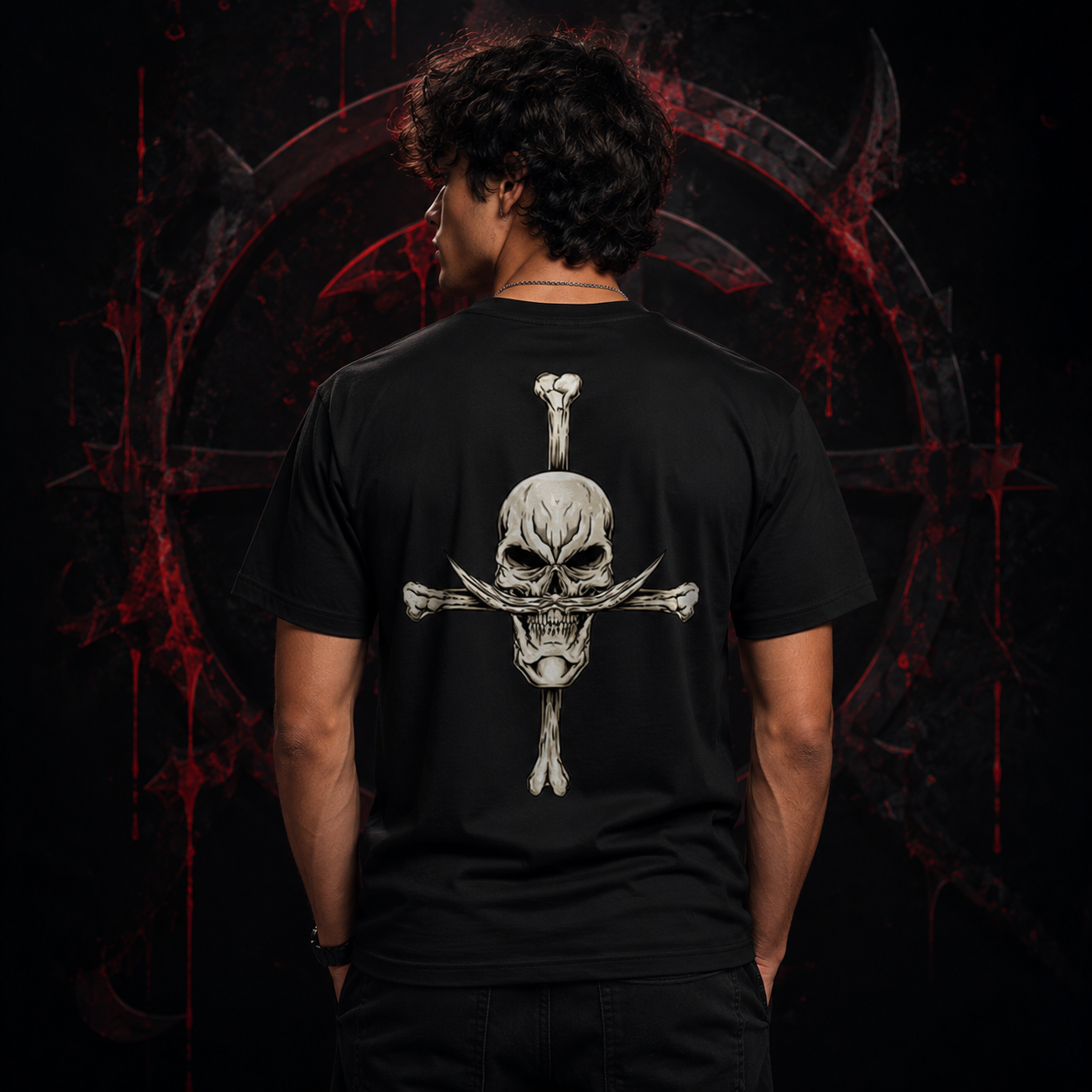 One Piece Fire Fist Ace Oversized Tee