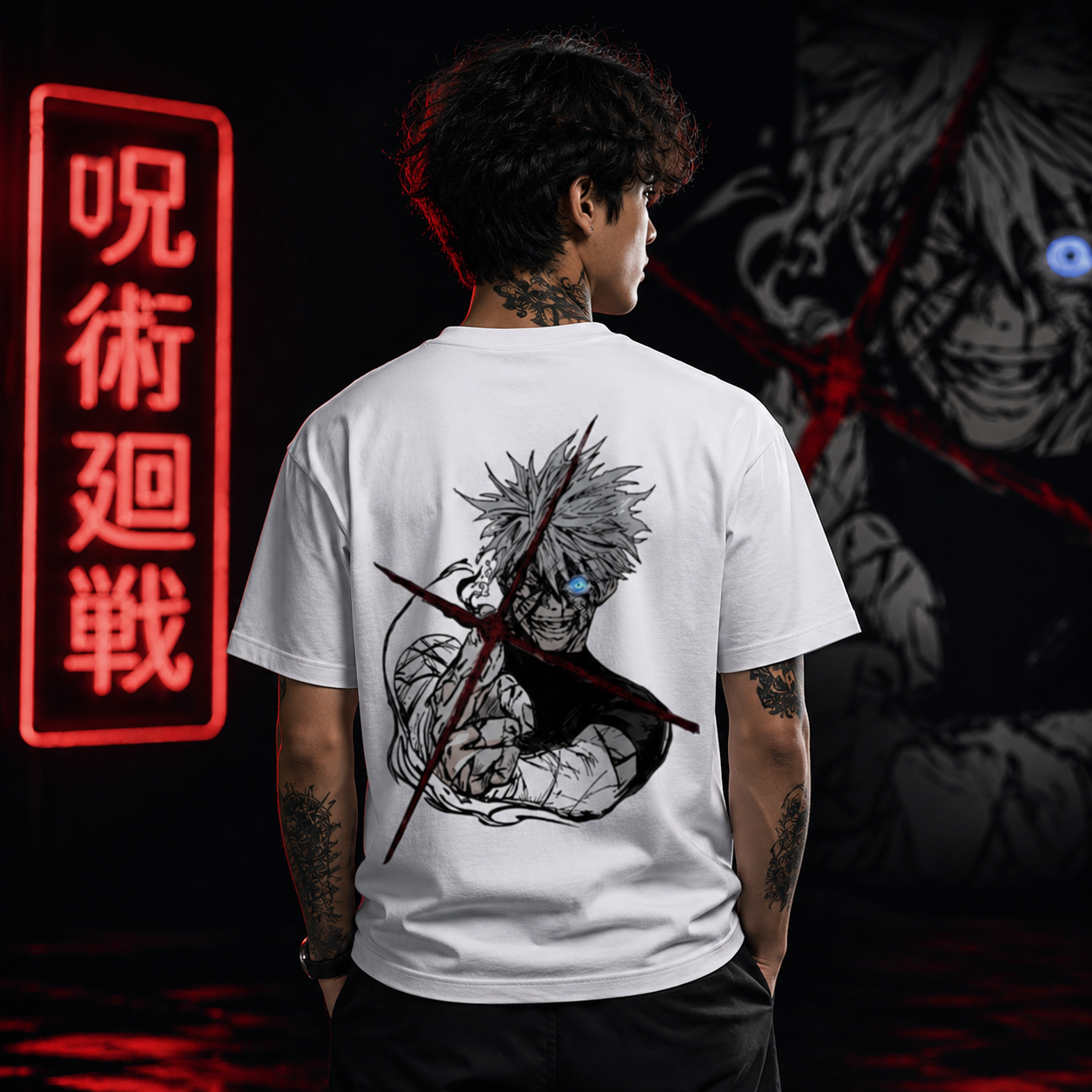Jujutsu Kaisen Sukuna Oversized Tee